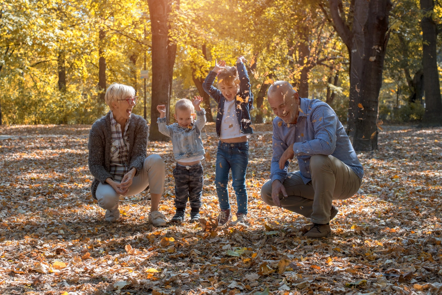 Active, healthy adults enjoying meaningful time together